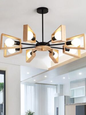 Solid wood bedroom Chandelier