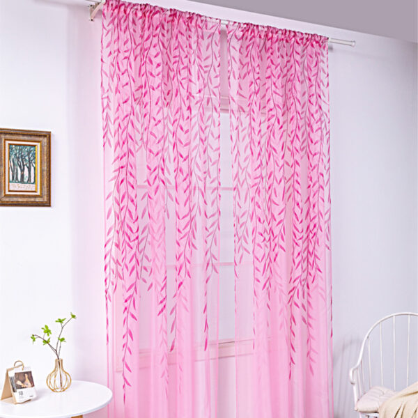 Inverted Willow Wicker Offset Printing Curtains