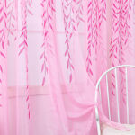 Inverted Willow Wicker Offset Printing Curtains