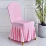 Pleated Skirt Dining Chair