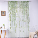 Inverted Willow Wicker Offset Printing Curtains