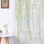 Inverted Willow Wicker Offset Printing Curtains