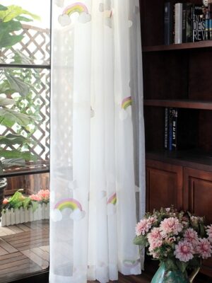 Rainbow Mesh Curtains